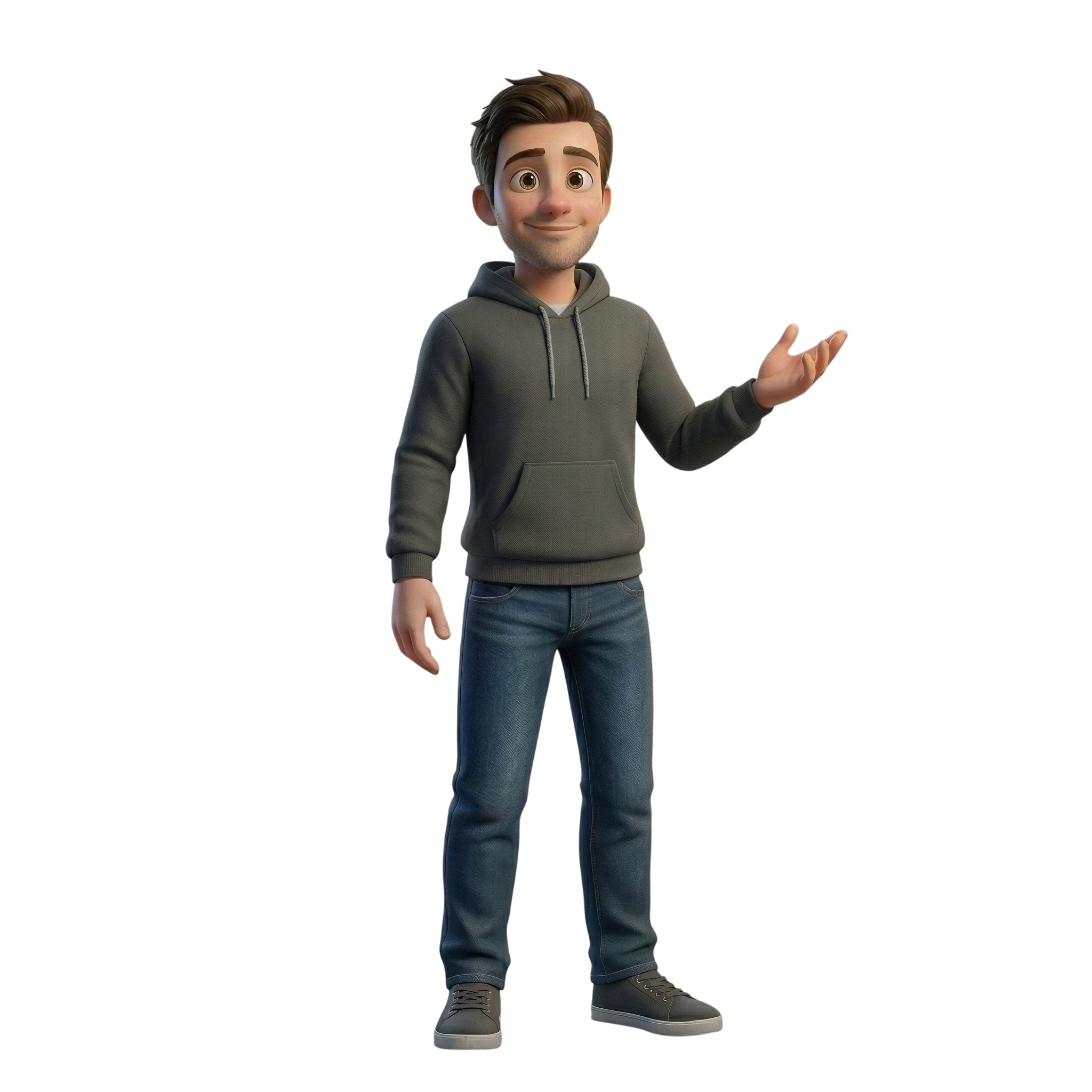 Pointing character
